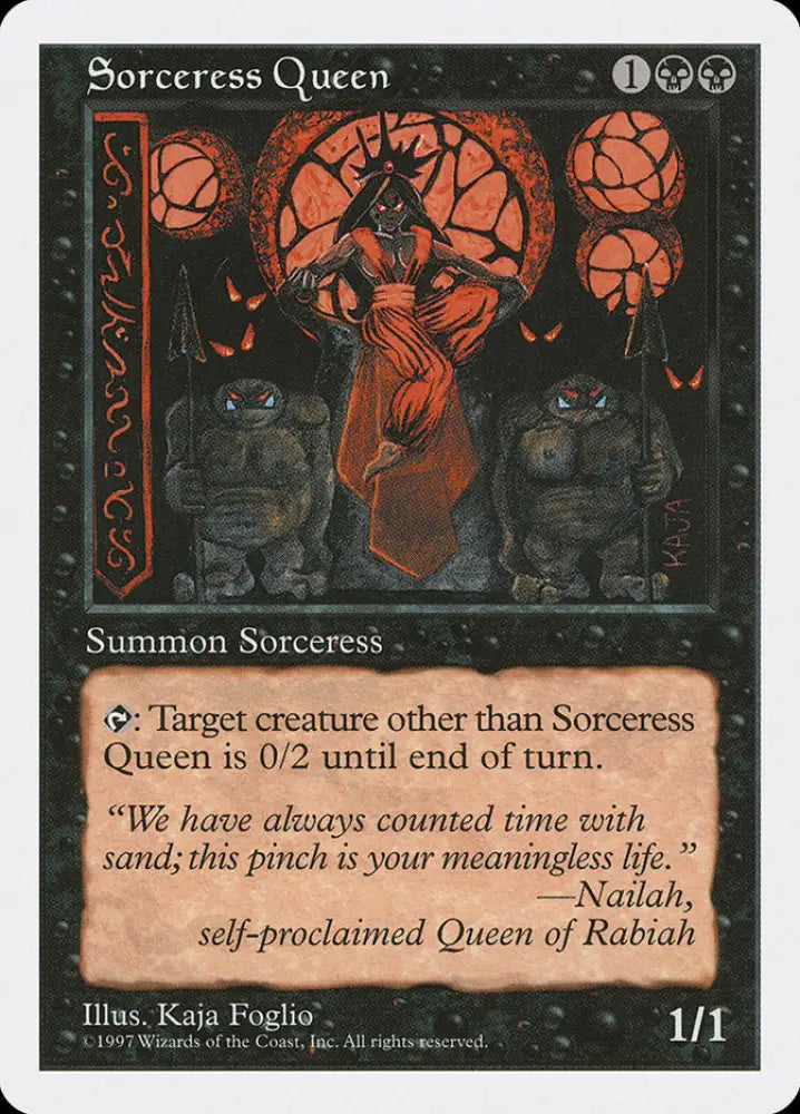 Sorceress Queen [Fifth Edition] - MTG Single