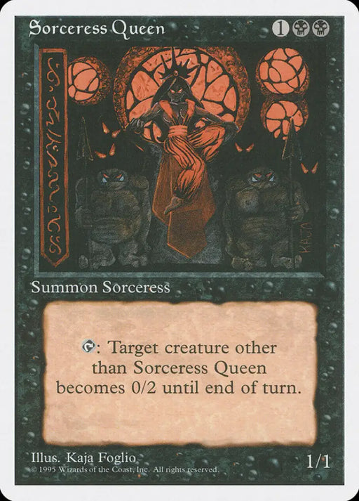 Sorceress Queen [Fourth Edition] - MTG Single