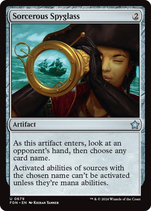 Sorcerous Spyglass [Foundations] - MTG Single