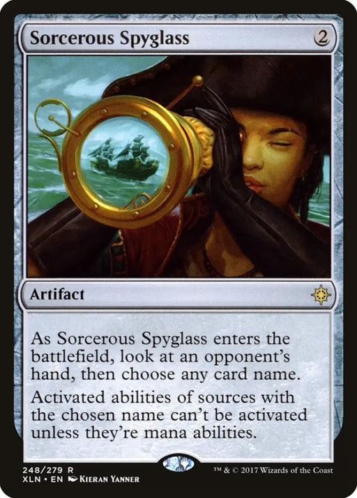 Sorcerous Spyglass [Ixalan] - MTG Single