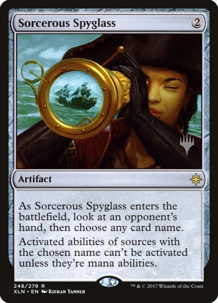 Sorcerous Spyglass (Promo Pack) [Ixalan Promos] - MTG Single