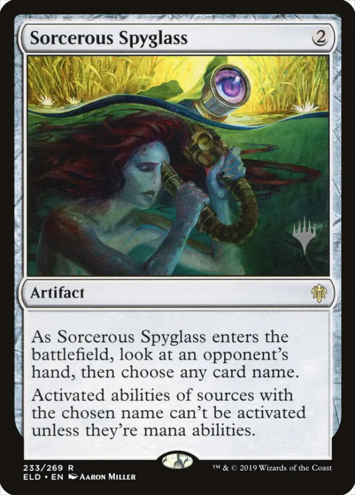 Sorcerous Spyglass (Promo Pack) [Throne of Eldraine Promos] - MTG Single