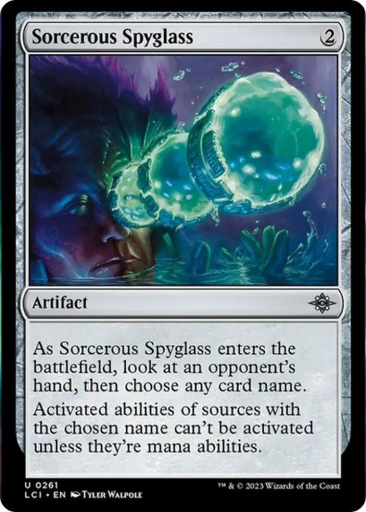 Sorcerous Spyglass [The Lost Caverns of Ixalan] - MTG Single