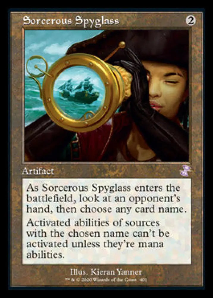 Sorcerous Spyglass (Timeshifted) [Time Spiral Remastered] - MTG Single