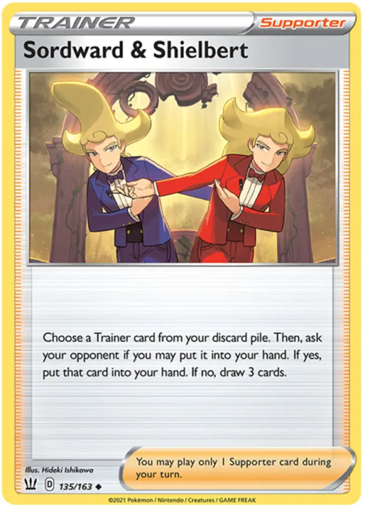 Sordward & Shielbert (135/163) [Sword & Shield: Battle Styles] - Pokemon Single