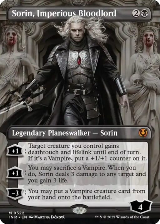 Sorin Imperious Bloodlord (Borderless) [Innistrad Remastered] - MTG Single