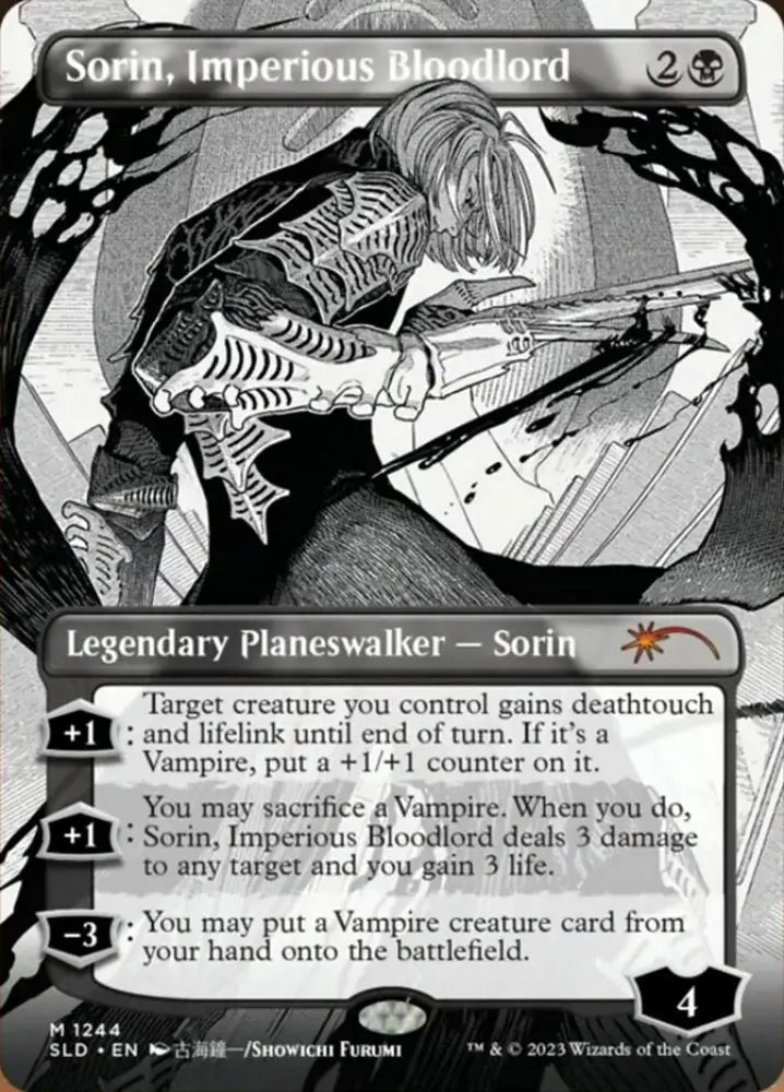 Sorin Imperious Bloodlord (Borderless) [Secret Lair Drop Series] - MTG Single