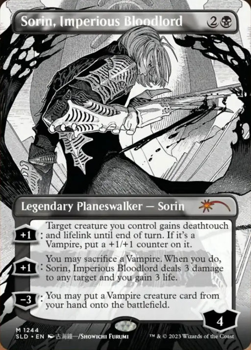 Sorin Imperious Bloodlord (Borderless) [Secret Lair Drop Series] - MTG Single