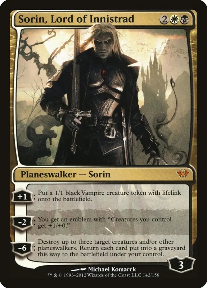 Sorin Lord of Innistrad [Dark Ascension] - MTG Single