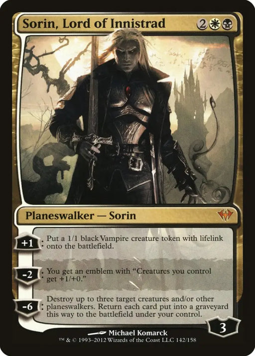 Sorin Lord of Innistrad [Dark Ascension] - MTG Single