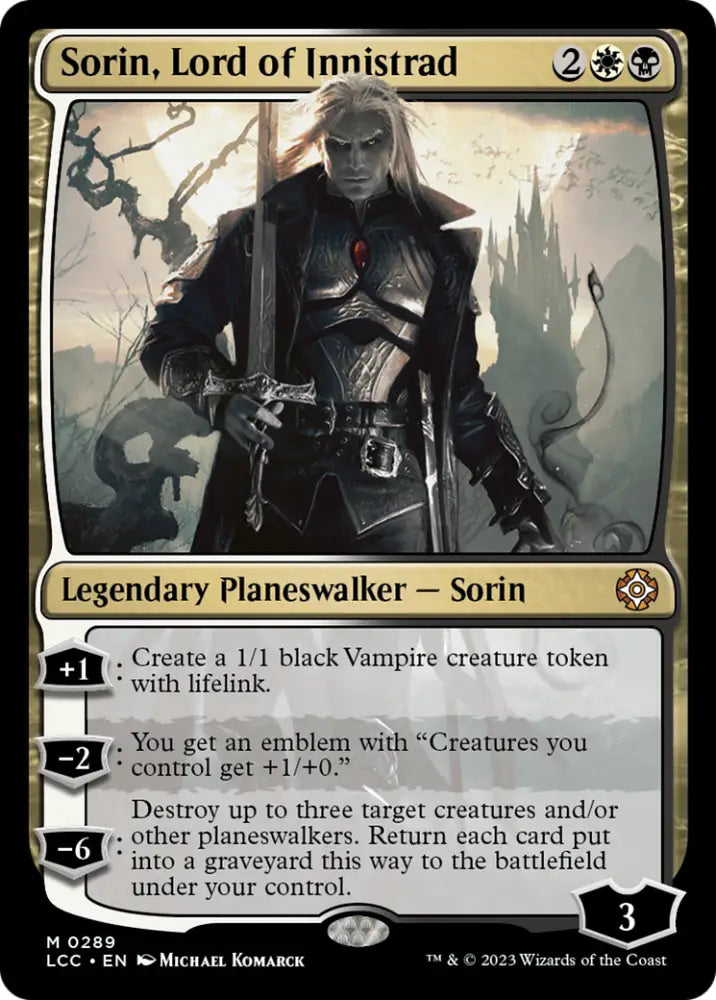 Sorin Lord of Innistrad [The Lost Caverns of Ixalan Commander] - MTG Single