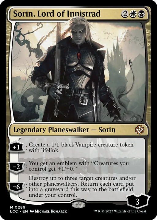 Sorin Lord of Innistrad [The Lost Caverns of Ixalan Commander] - MTG Single