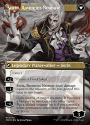 Sorin of House Markov // Sorin Ravenous Neonate (Borderless) (Textured Foil) [Modern Horizons 3] - MTG Single