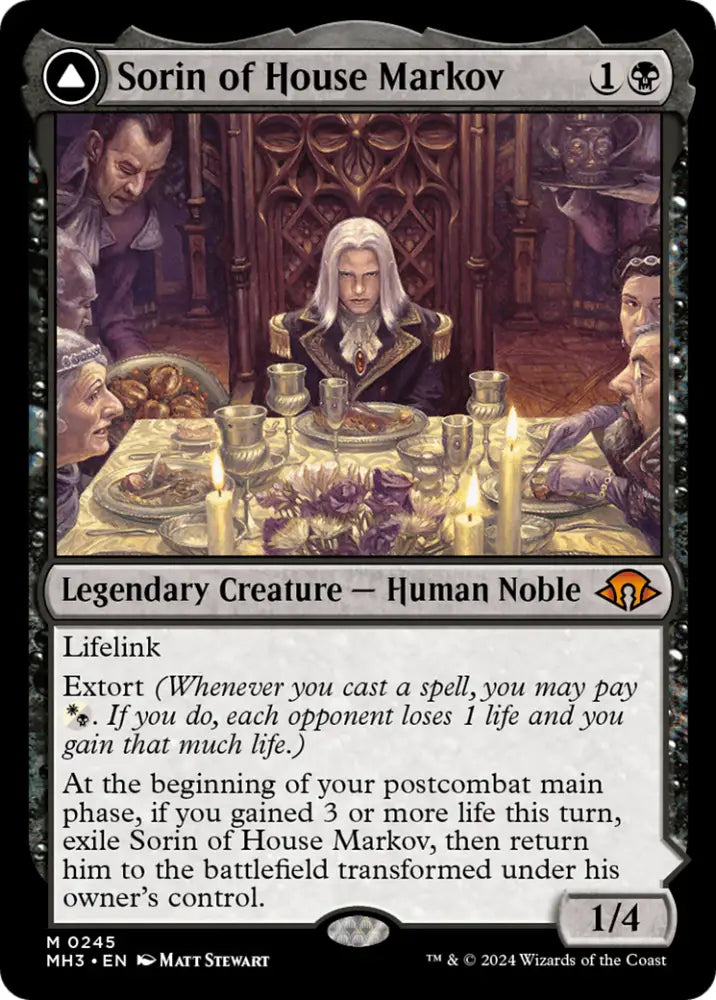 Sorin of House Markov // Sorin Ravenous Neonate [Modern Horizons 3] - MTG Single