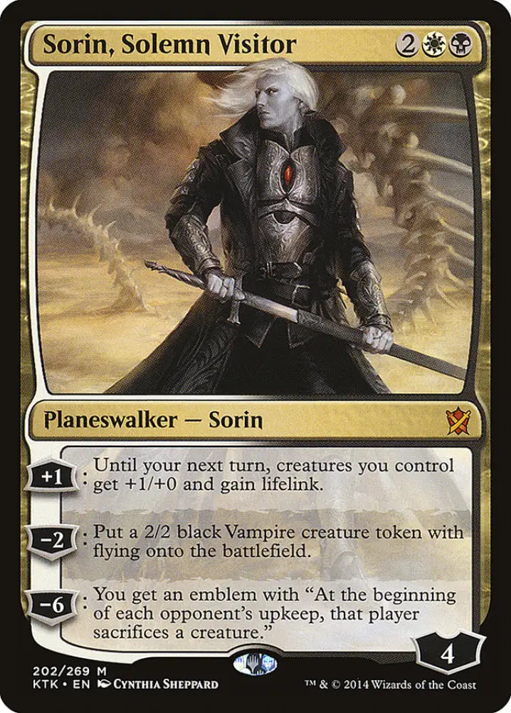 Sorin Solemn Visitor [Khans of Tarkir] - MTG Single