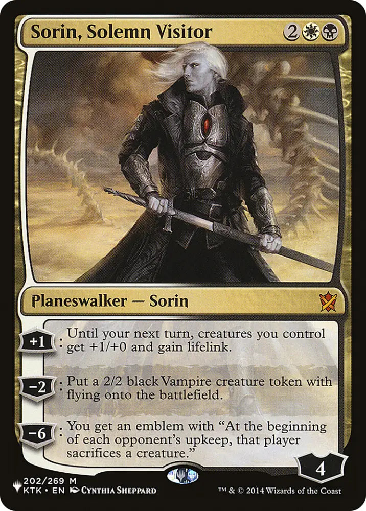 Sorin Solemn Visitor [The List] - MTG Single
