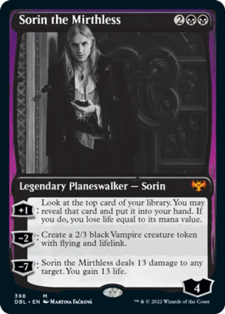 Sorin the Mirthless [Innistrad: Double Feature] - MTG Single