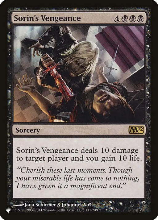 Sorin’s Vengeance [The List] - MTG Single