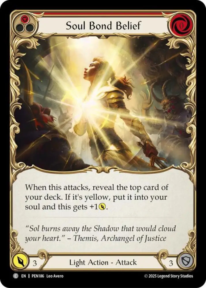 Soul Bond Belief (Red) (PEN186) [Compendium of Rathe]