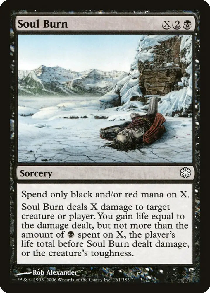 Soul Burn [Coldsnap Theme Decks] - MTG Single