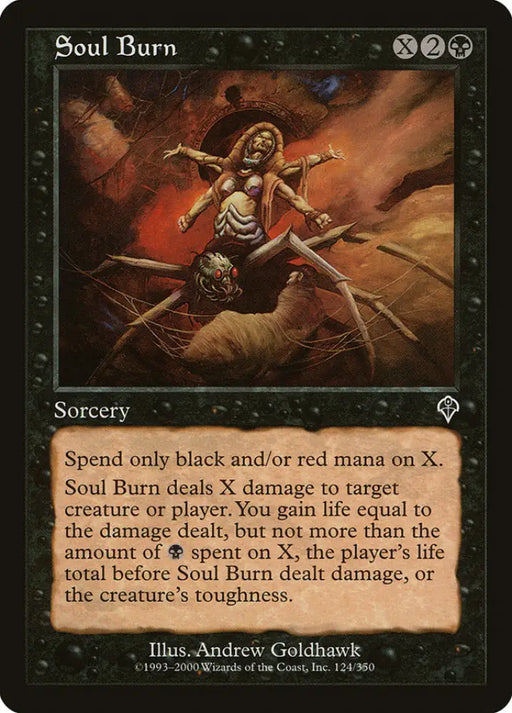 Soul Burn [Invasion] - MTG Single