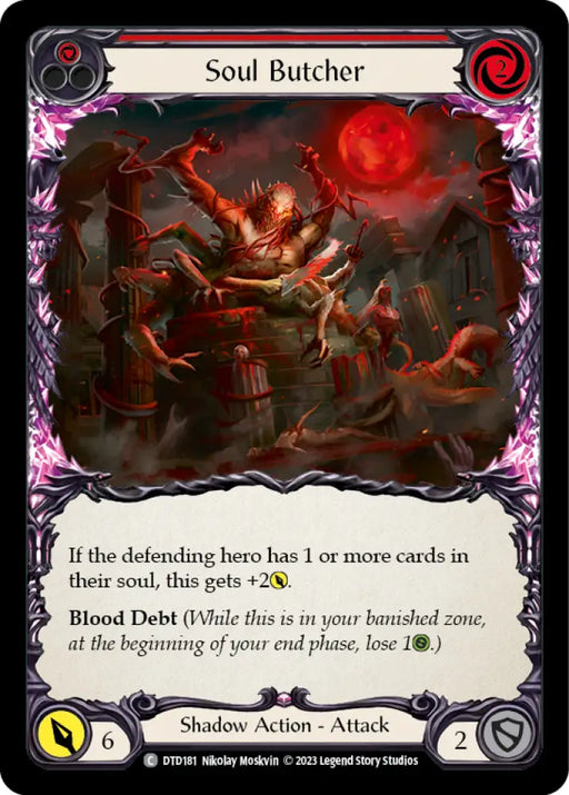 Soul Butcher (Red) [Dusk Till Dawn] - Flesh And Blood Single