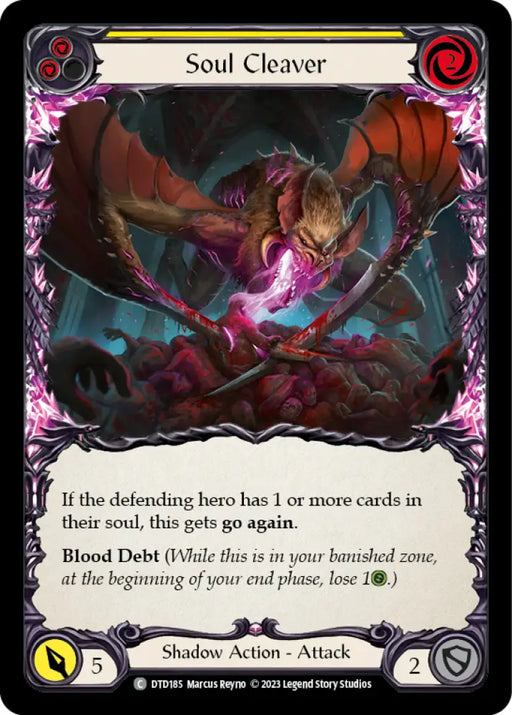 Soul Cleaver (Yellow) [Dusk Till Dawn] - Flesh And Blood Single