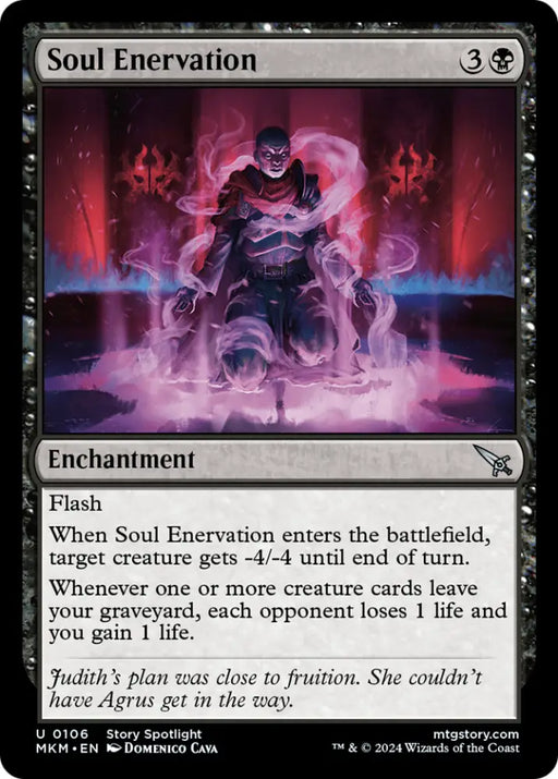 Soul Enervation [Murders at Karlov Manor] - MTG Single