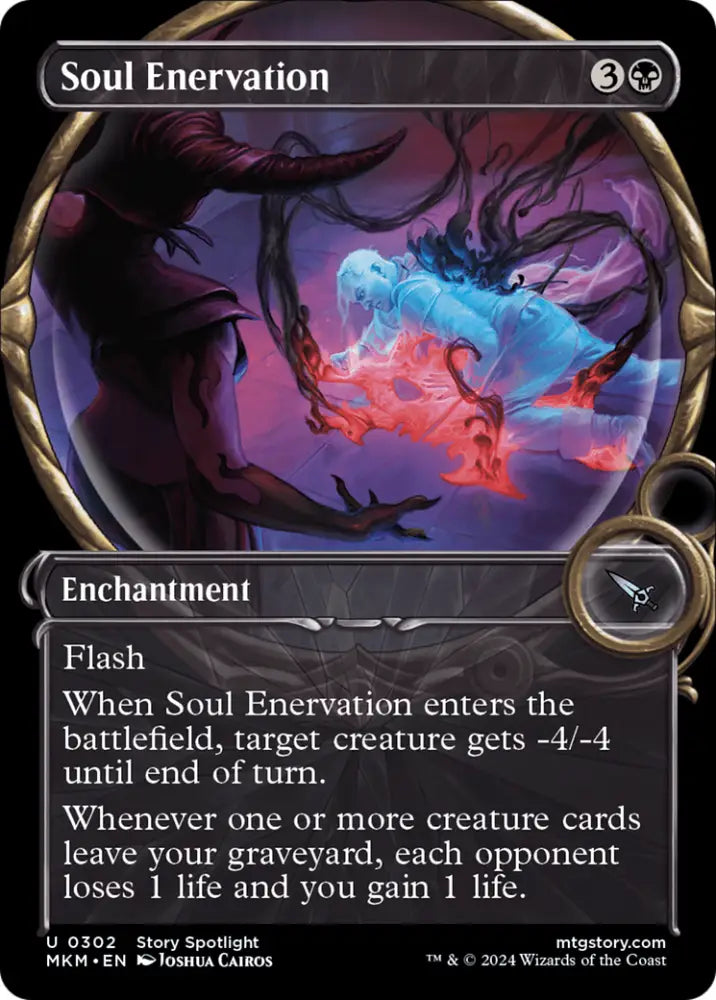 Soul Enervation (Showcase) [Murders at Karlov Manor] - MTG Single