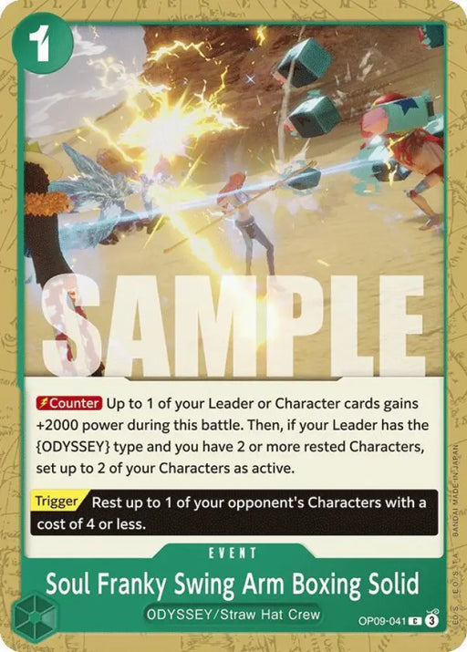 Soul Franky Swing Arm Boxing Solid (OP09-041) [Emperors in the New World]