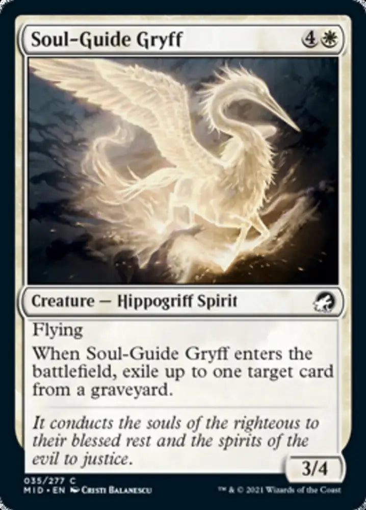 Soul-Guide Gryff [Innistrad: Midnight Hunt] - MTG Single