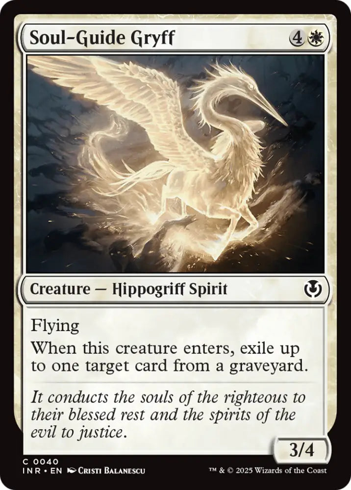 Soul-Guide Gryff [Innistrad Remastered] - MTG Single