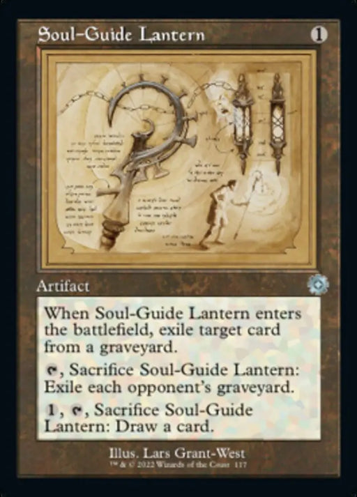 Soul-Guide Lantern (Retro Schematic) [The Brothers’ War Retro Artifacts] - MTG Single