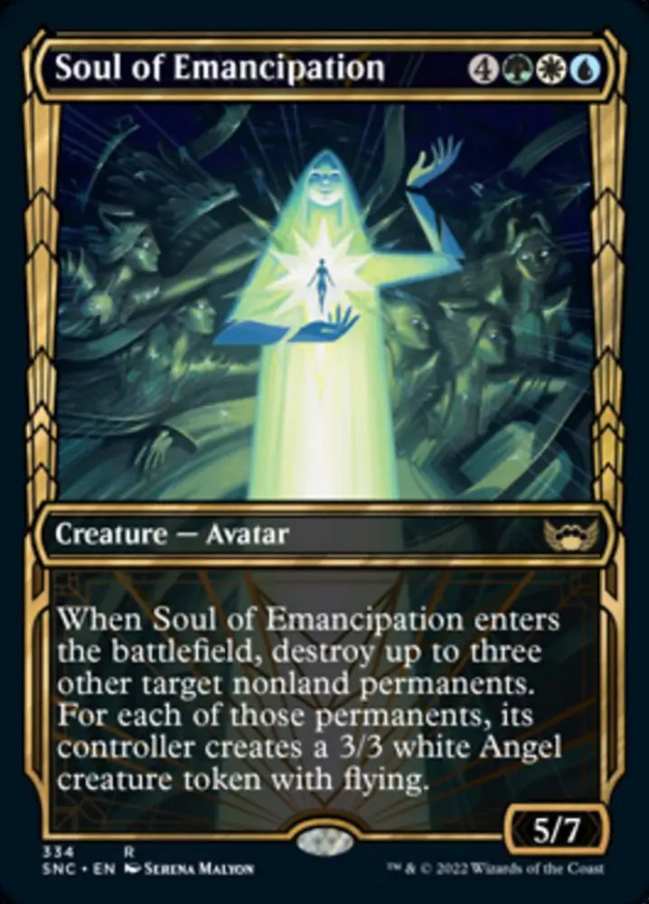 Soul of Emancipation (Showcase Golden Age) [Streets of New Capenna] - MTG Single