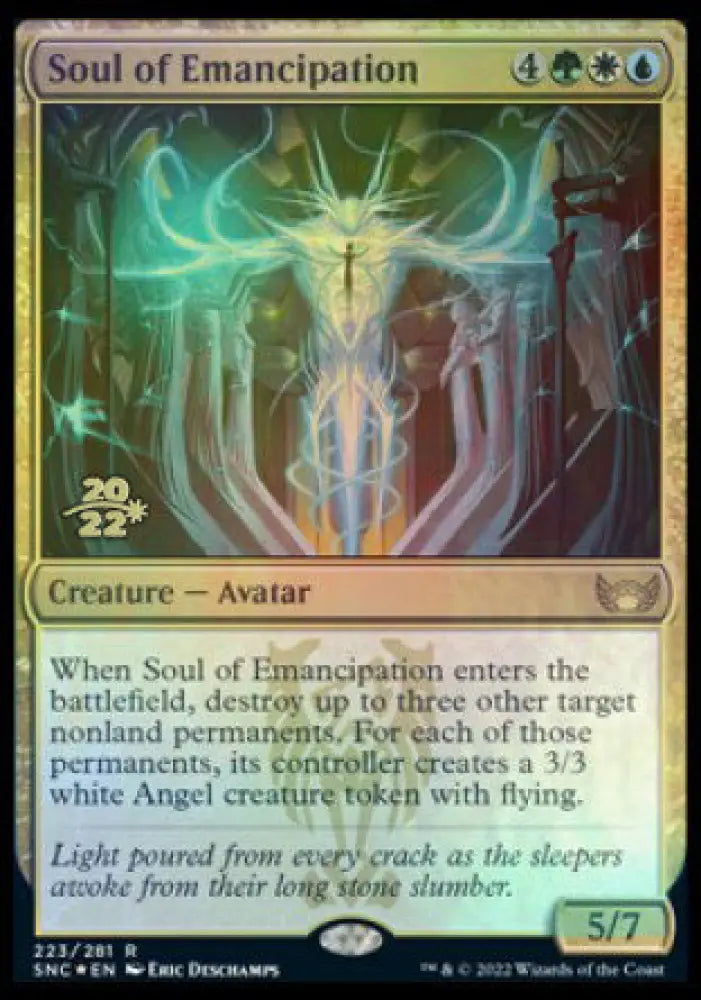 Soul of Emancipation [Streets of New Capenna Prerelease Promos] - MTG Single