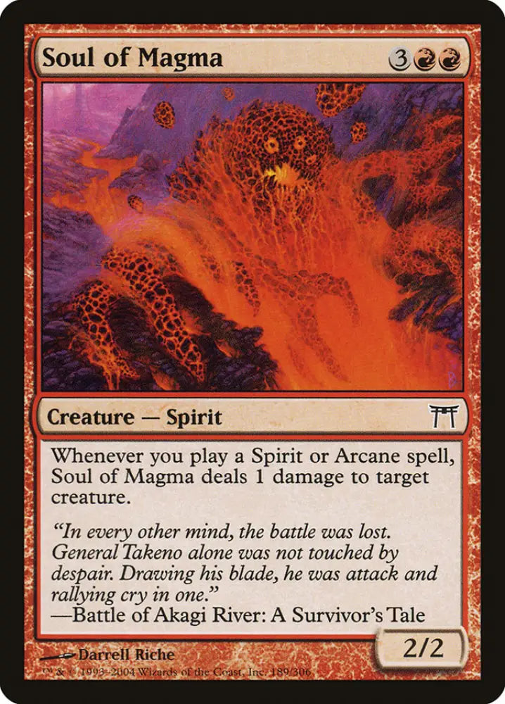 Soul of Magma [Champions of Kamigawa] - MTG Single