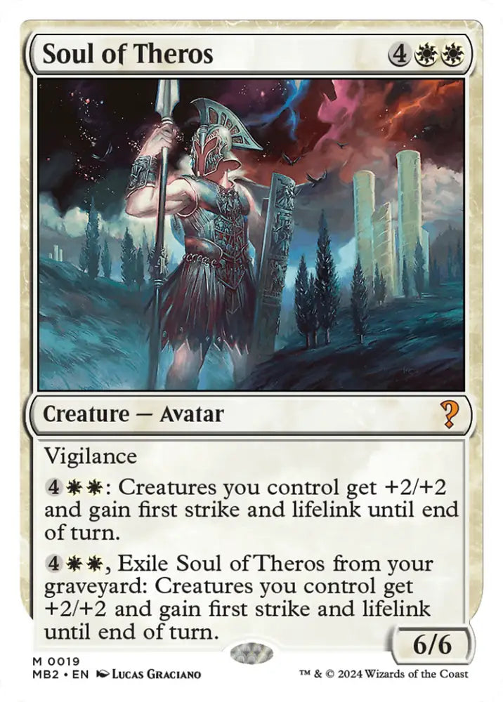 Soul of Theros (White Border) [Mystery Booster 2] - MTG Single