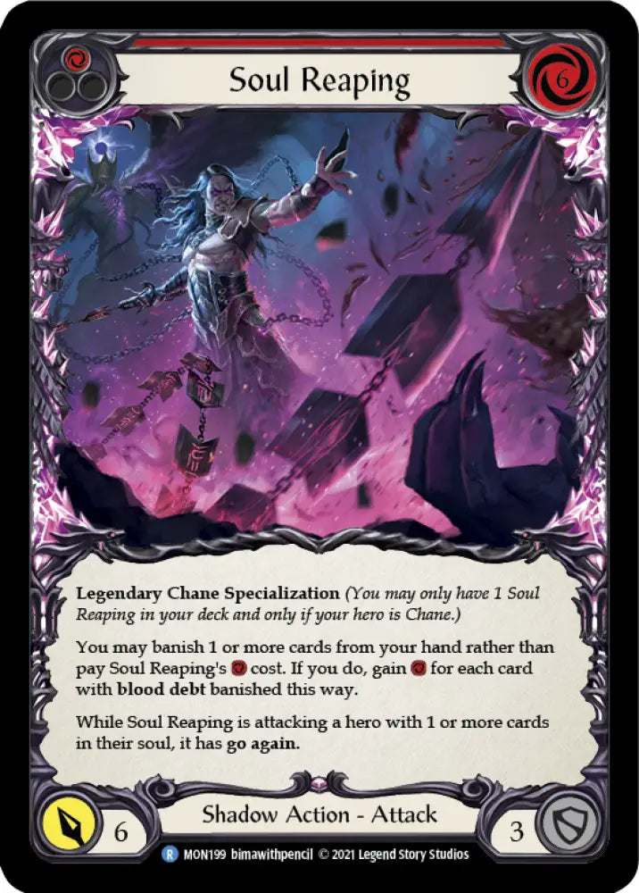Soul Reaping [Monarch 1st Edition] 1st Edition Normal - Flesh And Blood Single