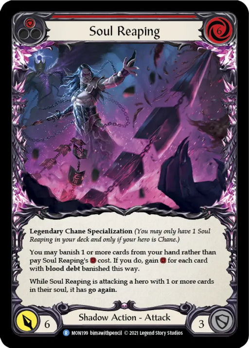 Soul Reaping [Monarch 1st Edition] 1st Edition Normal - Flesh And Blood Single