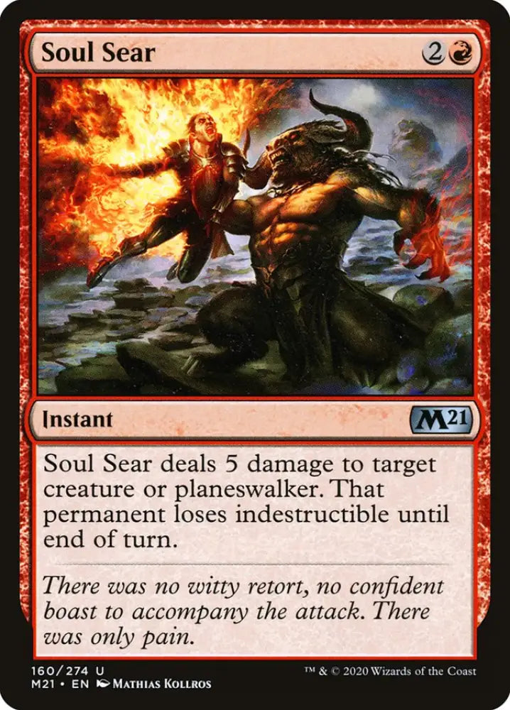Soul Sear [Core Set 2021] - MTG Single