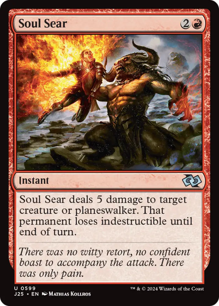 Soul Sear [Foundations Jumpstart] - MTG Single