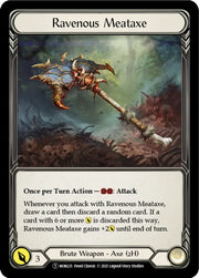 Soul Shackle // Ravenous Meataxe [Monarch Unlimited] Unlimited Normal - Flesh And Blood Single