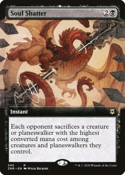 Soul Shatter (Extended Art) [Zendikar Rising] - MTG Single