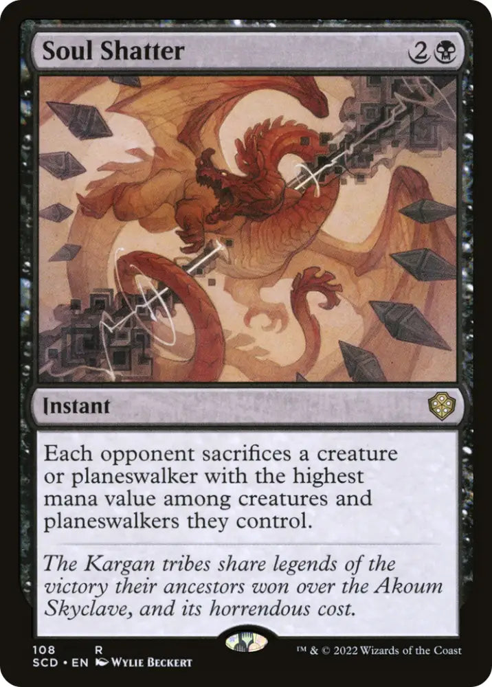 Soul Shatter [Starter Commander Decks] - MTG Single
