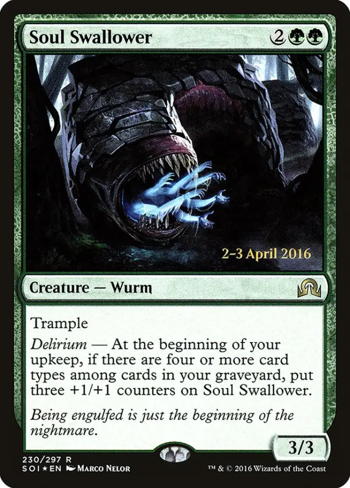 Soul Swallower [Shadows over Innistrad Prerelease Promos] - MTG Single