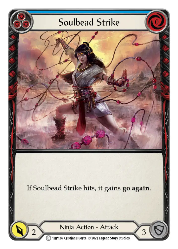 Soulbead Strike (Blue) [1HP124] (History Pack 1) - Flesh And Blood Single