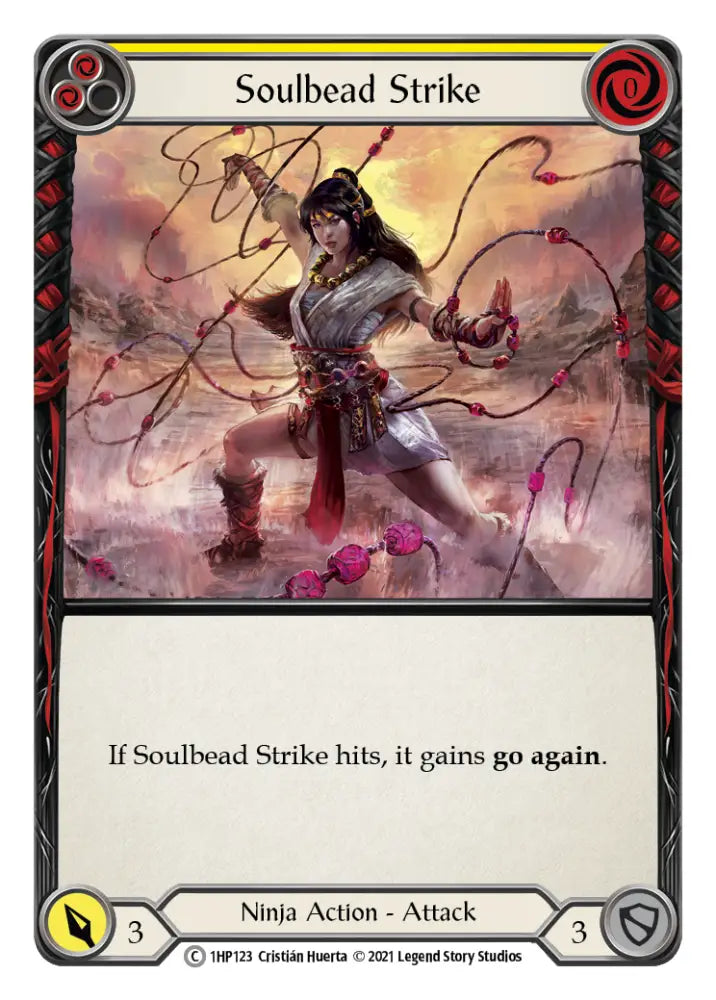 Soulbead Strike (Yellow) [1HP123] (History Pack 1) - Flesh And Blood Single