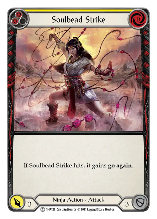 Soulbead Strike (Yellow) [1HP123] (History Pack 1) - Flesh And Blood Single