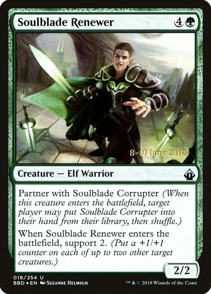 Soulblade Renewer [Battlebond Prerelease Promos] - MTG Single