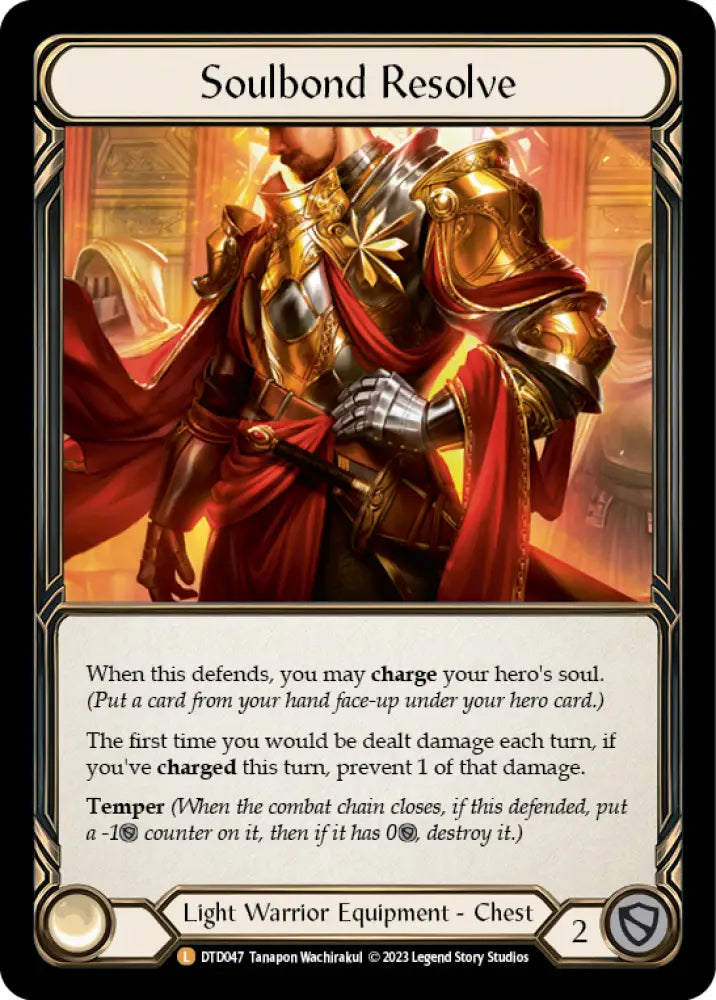 Soulbond Resolve [Dusk Till Dawn] Rainbow Foil - Flesh And Blood Single